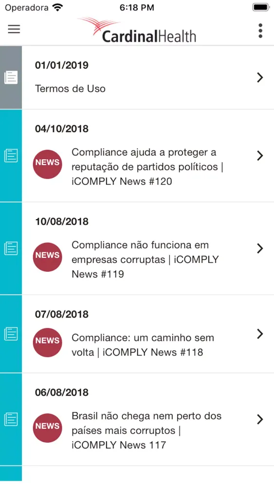 CAHComply Screenshots