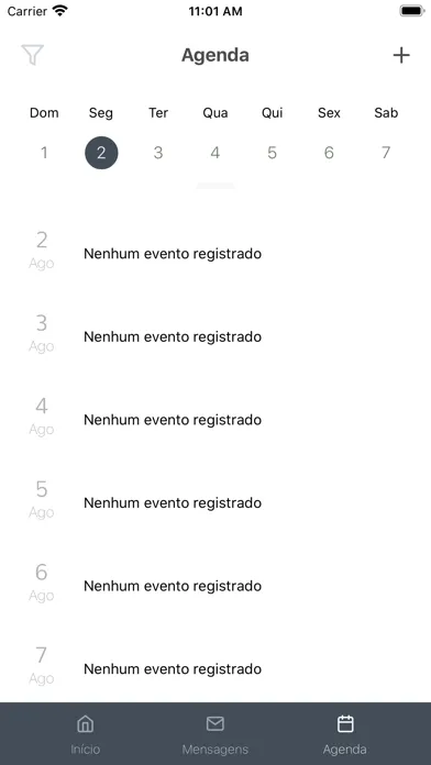 Capturas de tela do ML Administradora