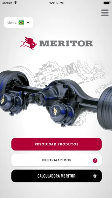 Meritor - Catálogo Ekran Görüntüleri