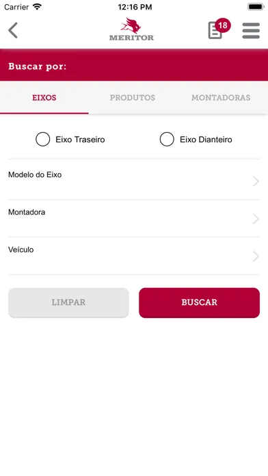 Meritor - Catálogo Ekran Görüntüleri