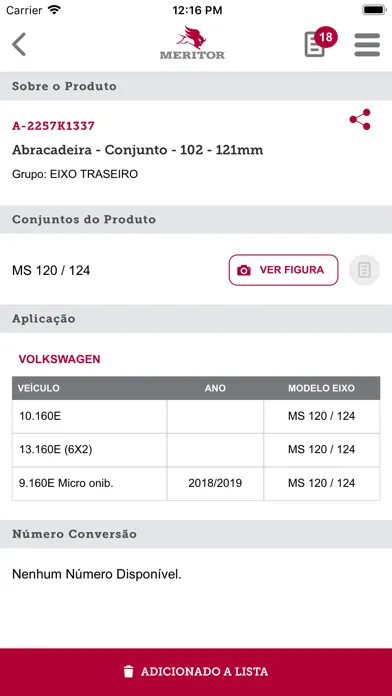 Meritor - Catálogo Ekran Görüntüleri
