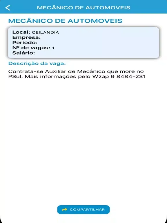 Zrzuty ekranu Todos pelo emprego iPad 