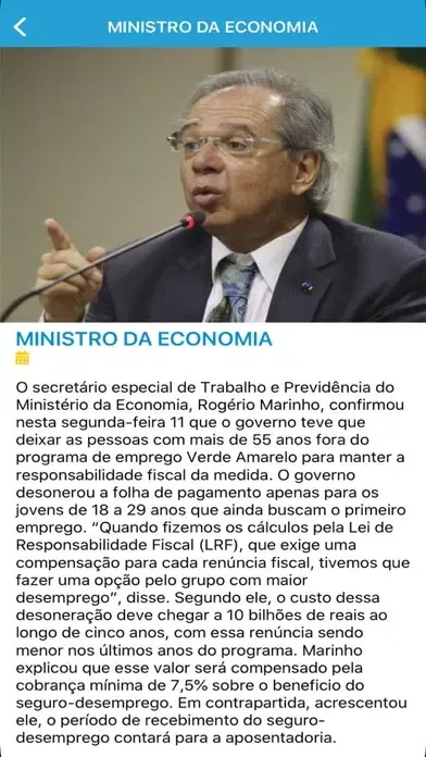 Zrzuty ekranu Todos pelo emprego