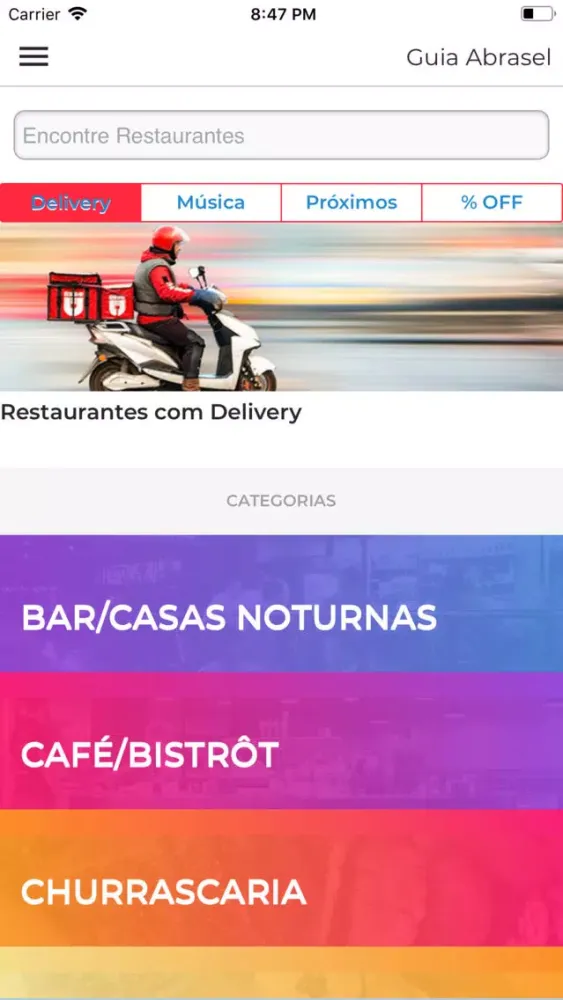 Guia Gastronômico ABRASEL AL应用截图