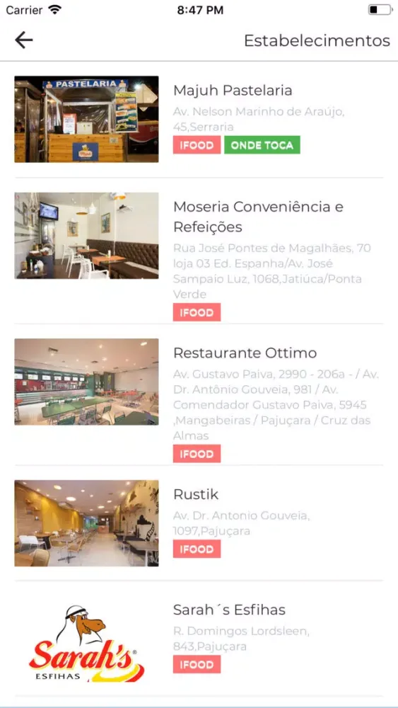 Guia Gastronômico ABRASEL AL应用截图