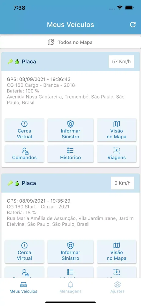 Appinfo Rastreamento Screenshots