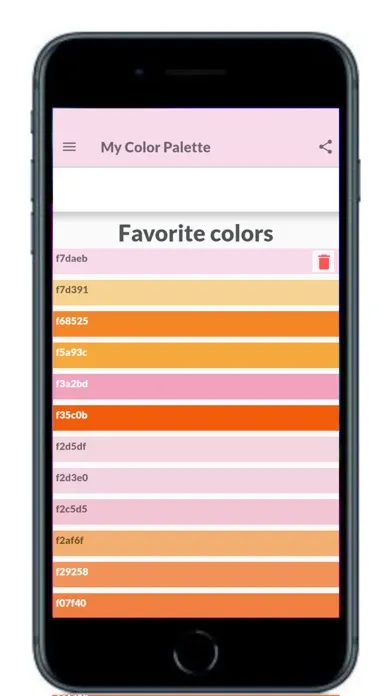 My Color Palette with Photos Screenshots