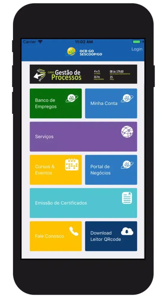 ภาพหน้าจอของ GCOOP GOIÁS COOPERATIVO