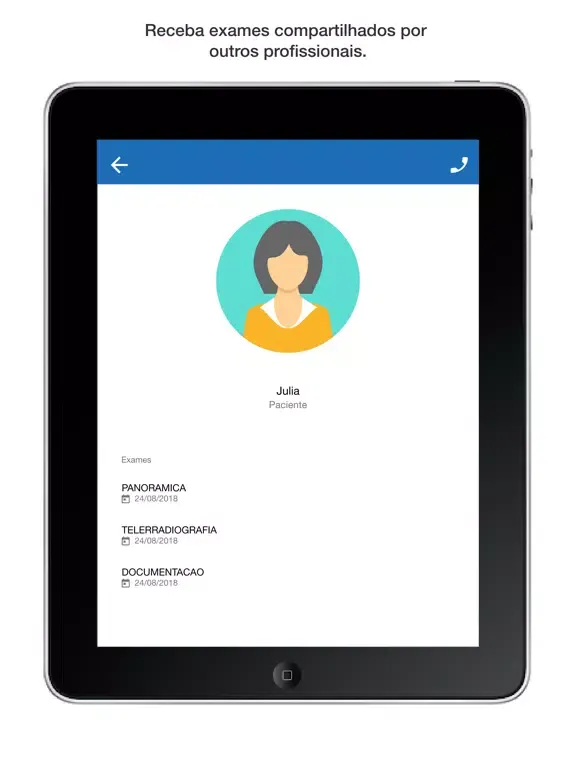 Ảnh chụp màn hình của IMED - Diagnóstico por Imagem iPad 