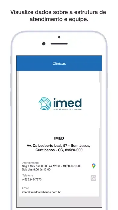 Ảnh chụp màn hình của IMED - Diagnóstico por Imagem