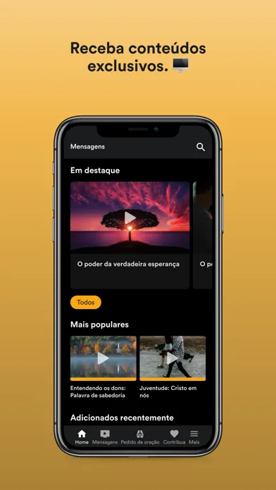 Capturas de pantalla de Ministério Tudo se fez novo