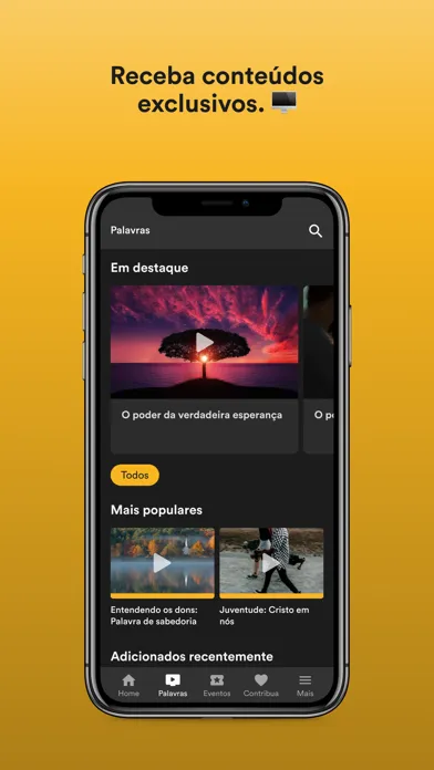 Zrzuty ekranu Geração de Davi - Aplicativo