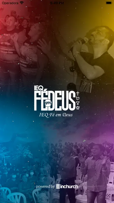 Capturas de tela do IEQ Fé em Deus