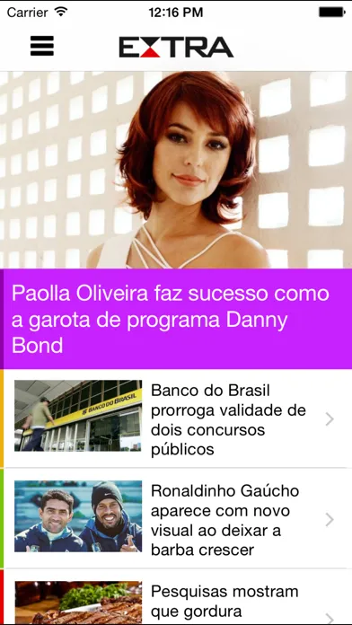 Capturas de pantalla de Extra Notícias