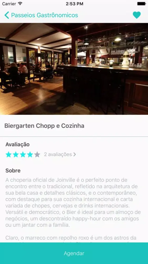 Capturas de tela do Turistando