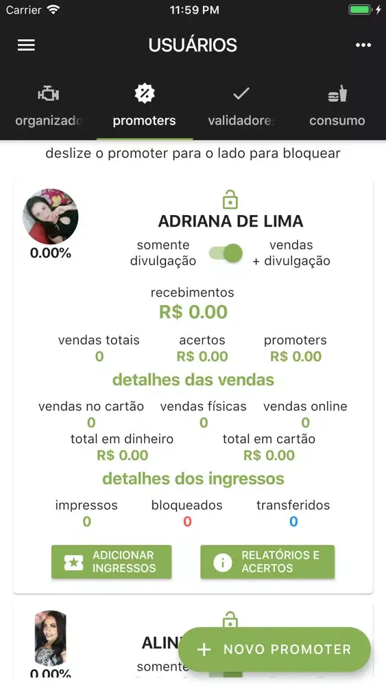 Ingressos Virtuais - Produção スクリーンショット
