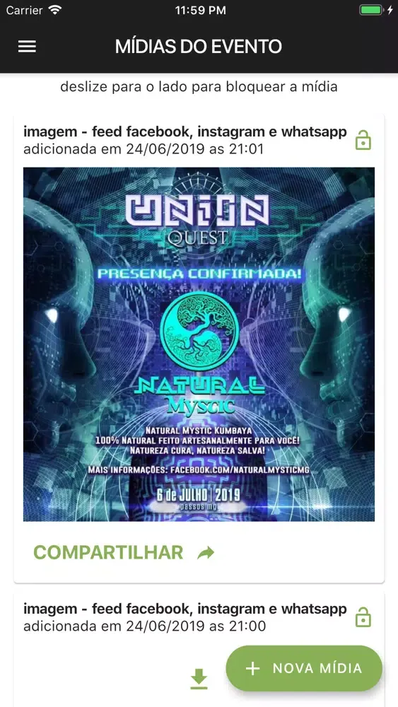 Ingressos Virtuais - Produção スクリーンショット