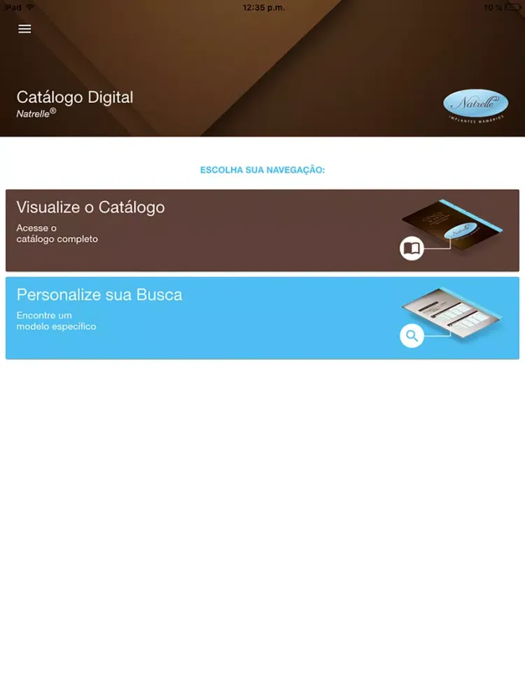 Catálogo Natrelle® Brasil iPad  スクリーンショット