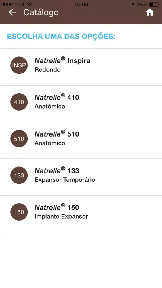 Catálogo Natrelle® Brasil スクリーンショット