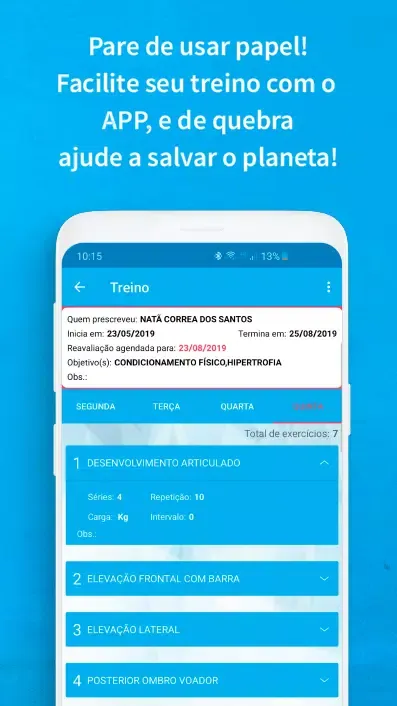 Ảnh chụp màn hình của iFitness Mobile