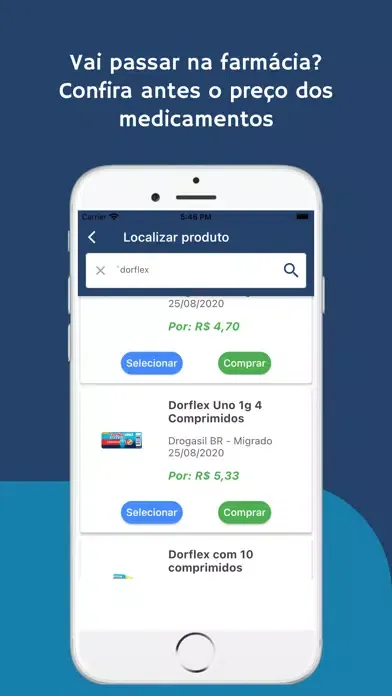 Capturas de tela do ADON Consultoria Mobile