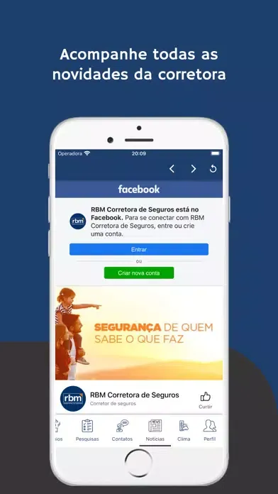 Zrzuty ekranu RBM Seguros