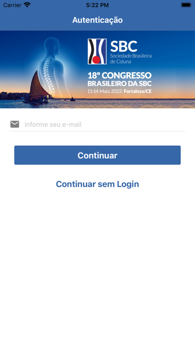 Capturas de pantalla de Congresso Brasileiro Coluna 22