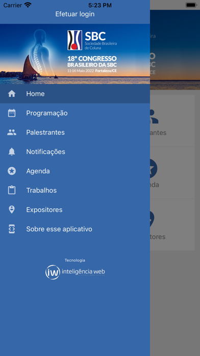 Capturas de pantalla de Congresso Brasileiro Coluna 22