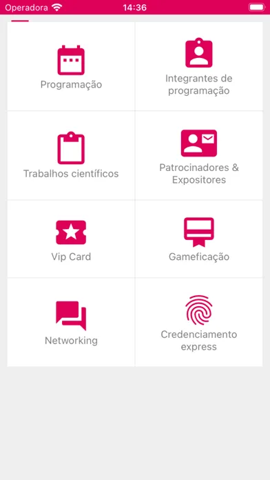 Capturas de tela do IWApp Modelo