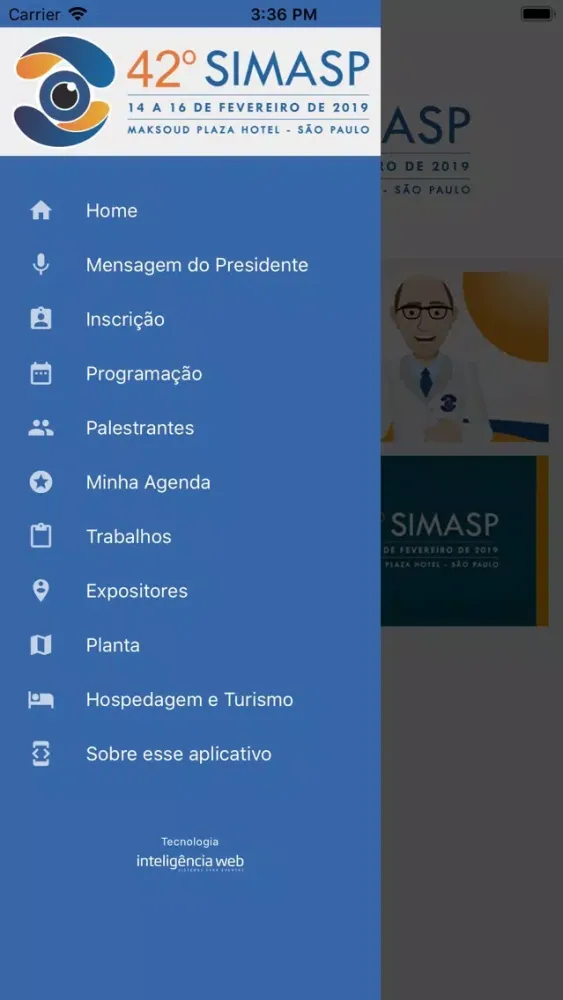 ภาพหน้าจอของ SIMASP 2019