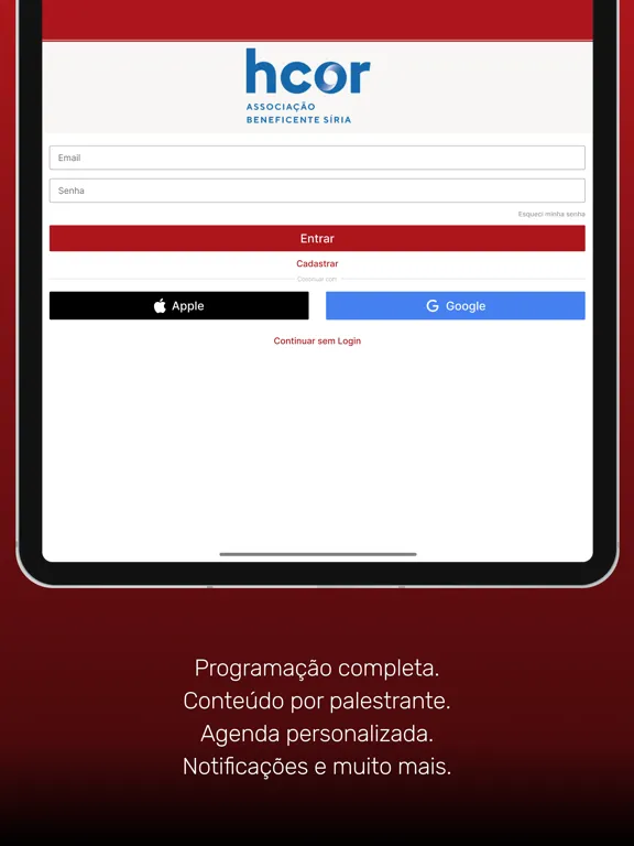 Ảnh chụp màn hình của SOCESP 2024 iPad 