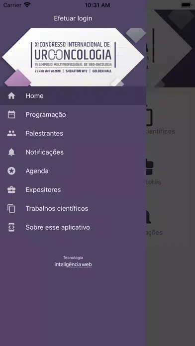 CONGRESSO URO-ONCOLOGIA 2020 Screenshots