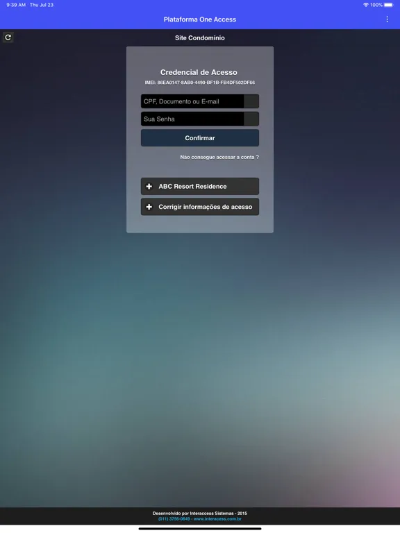OneAccess iPad  Ekran Görüntüleri