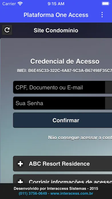 OneAccess Ekran Görüntüleri
