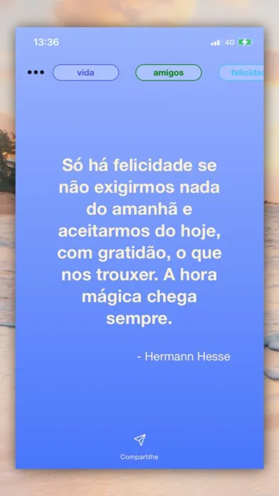 Frases do Dia e Motivação Screenshots