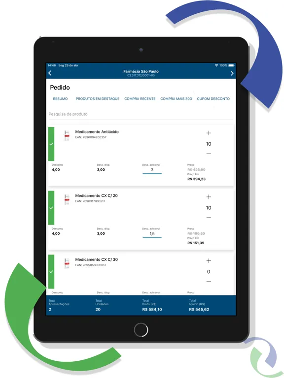 PharmaLink iPad  স্ক্রিনশট