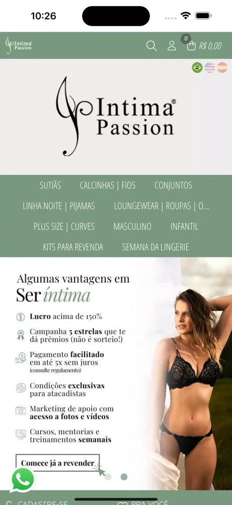 Intima Passion Lingerie Ekran Görüntüleri