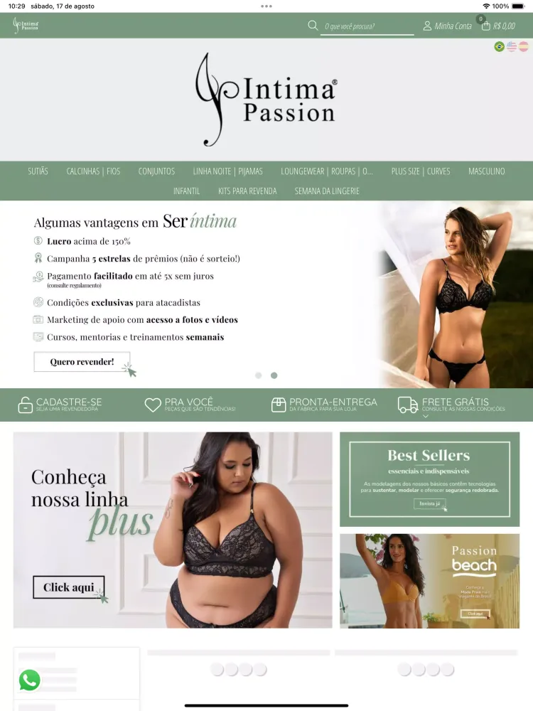 Intima Passion Lingerie Ekran Görüntüleri