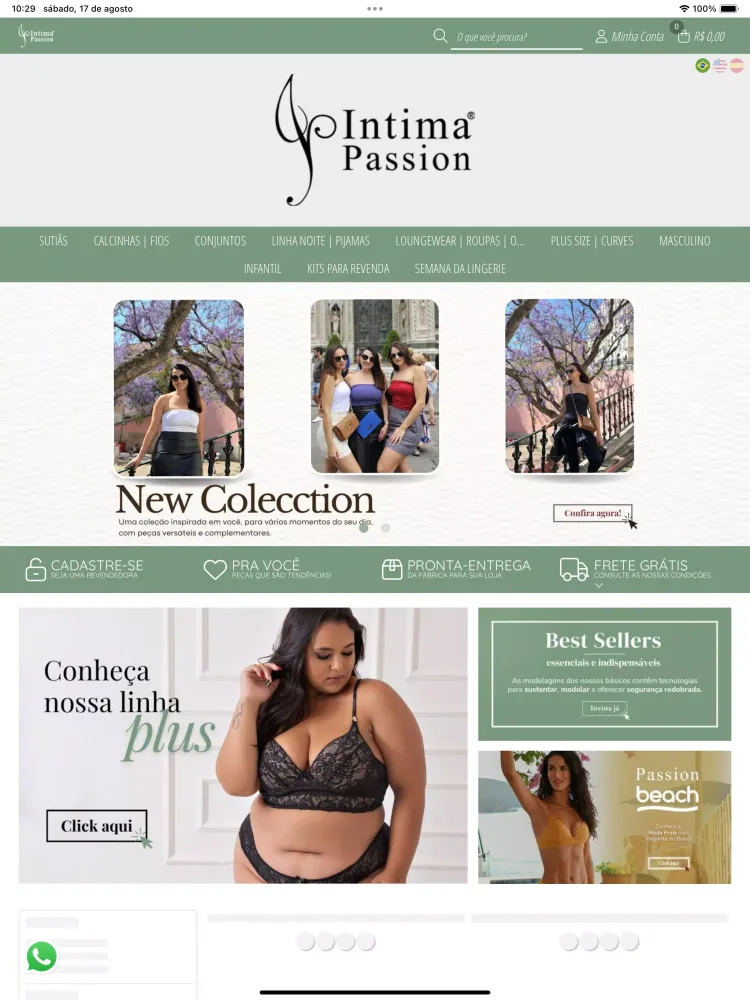 Intima Passion Lingerie Ekran Görüntüleri