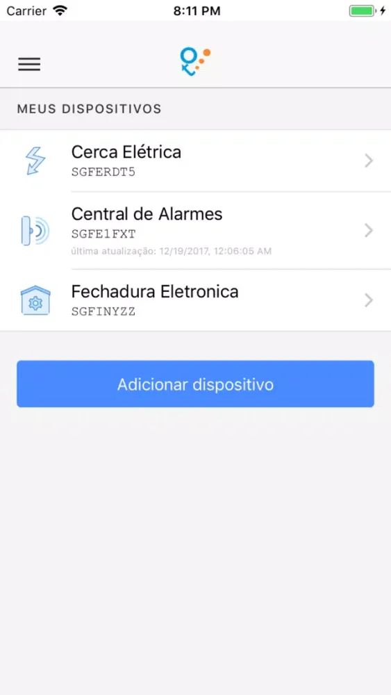 Capturas de pantalla de iotech Control