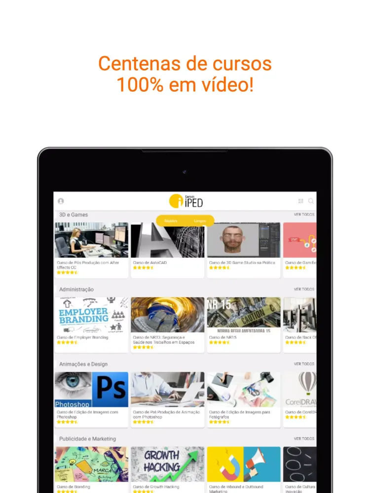 Meus Cursos Online Screenshots