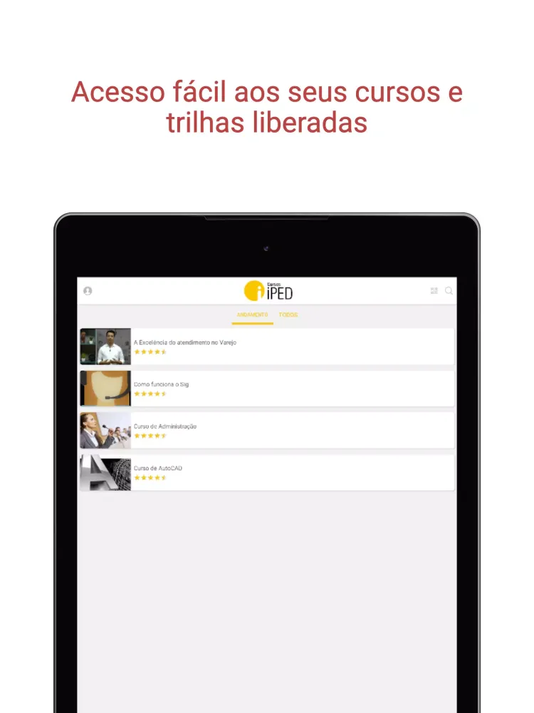 Meus Cursos Online Screenshots