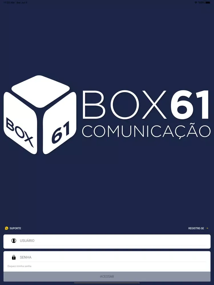 Ảnh chụp màn hình của BOX 61 iPad 