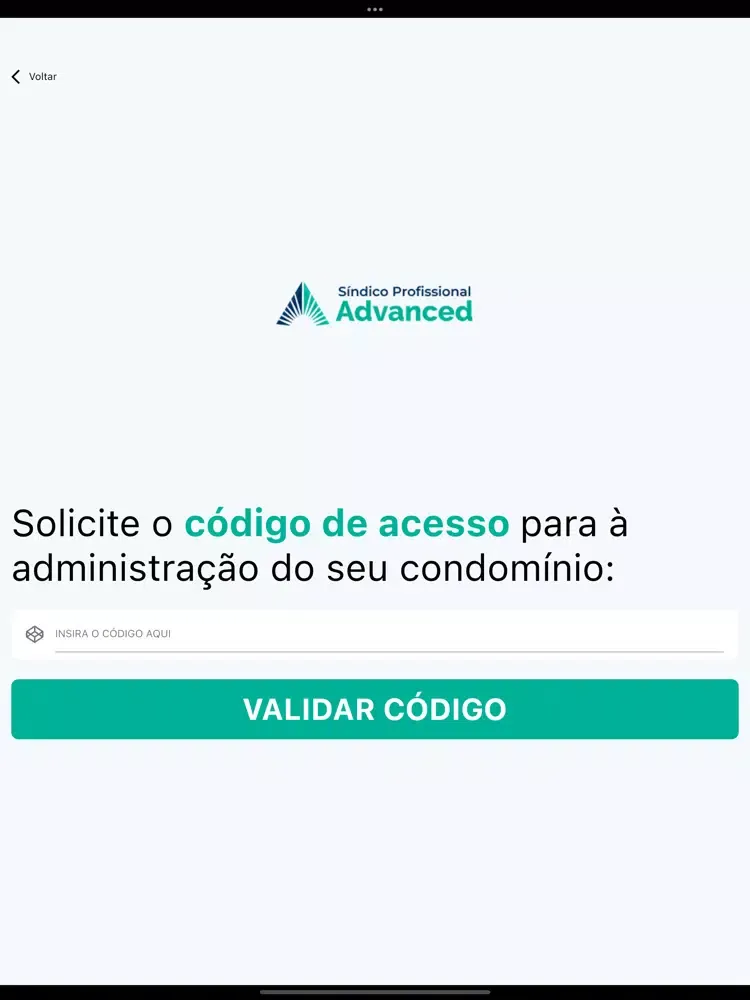 Síndico Advanced iPad  Ekran Görüntüleri