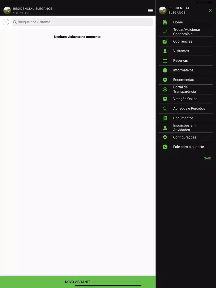 Tangkapan layar TCond iPad 