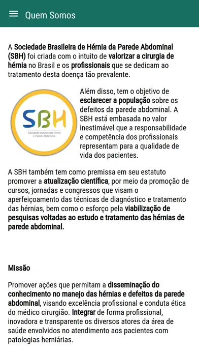 Zrzuty ekranu SBH Connect
