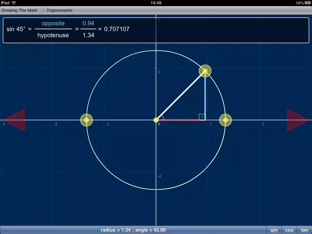 MathDraw: Draw, Chart, Plot, Graph, Calc Math Equations. Linear, Quadratic and Trigonometry. Bhaskara Formula. Perfect for College and University. iPad  Screenshots