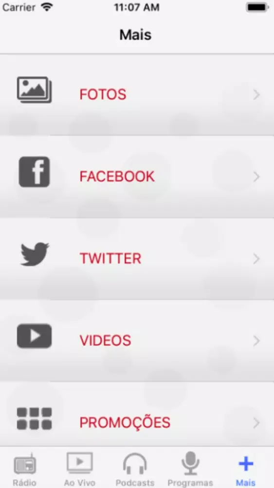 Captures d'écran de Rádio Clube Guaxupé