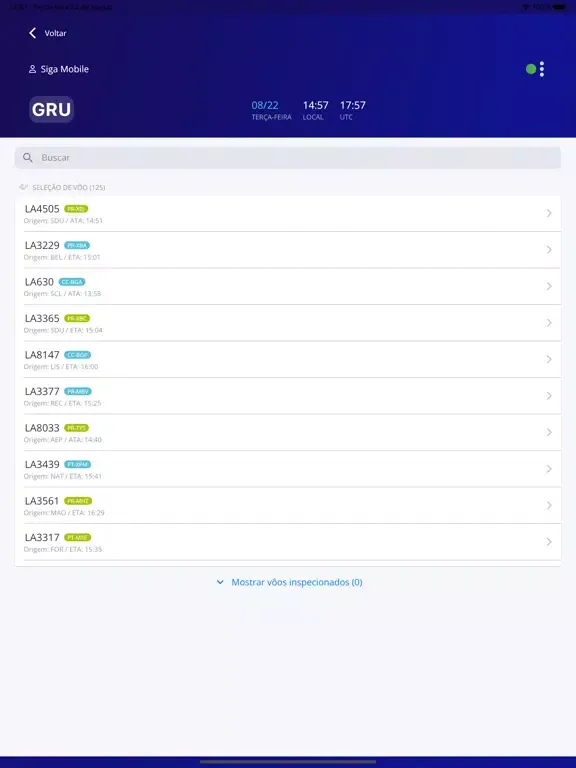 Tangkapan skrin Siga Mobile iPad 