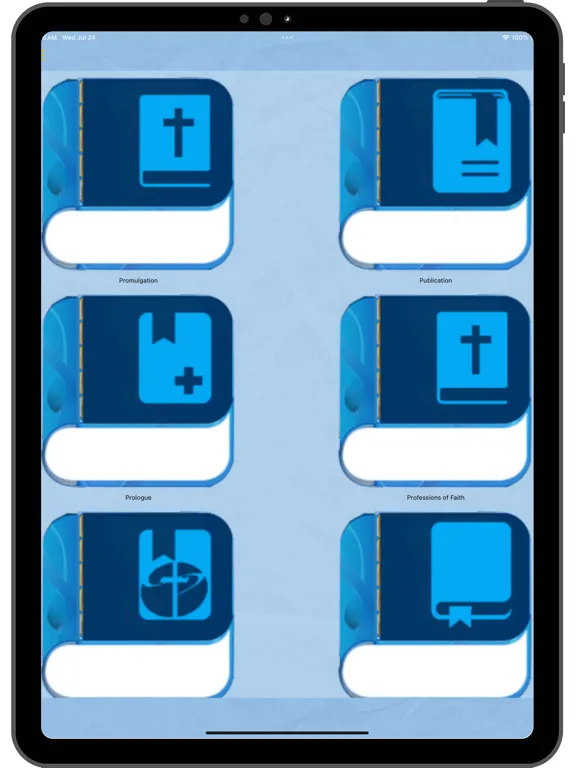 Zrzuty ekranu Catechism of the Catholic iPad 